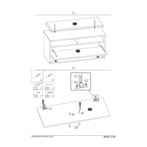 Set mobilier hol cu oglinda SL P003 stejar wotan, 89x40x180 cm