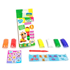 Set plastilina Lovin 6pcs*15gr - Aroma - Img 2