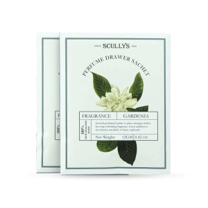 Set Pliculețe Parfumate Gardenia, Scullys, 2x12 g