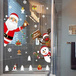 Set stickere pentru fereastra XINCHEN, PVC, multicolor