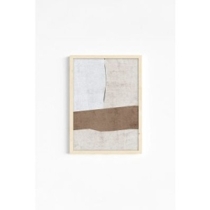 Set tablou decorativ Re-Bloom, 3 piese, MDF/lemn masiv, bej/alb/maro, 70 x 100 cm - Img 4