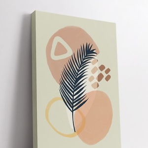 Set tablou decorativ Re-Bloom, 3 piese, panza/lemn, multicolor, 40 x 60 x 3 cm - Img 4