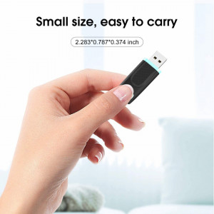Stick de memorie USB 3.0 Vansuny, negru/verde, 128 GB - Img 2