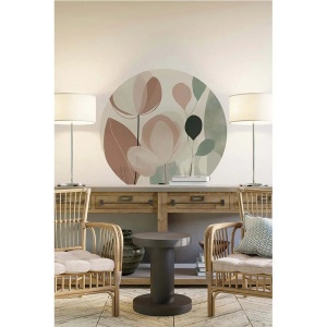Sticker de perete Re-Bloom, model floral, vinil, multicolor, 78 cm - Img 3