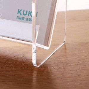 Suport pentru carti de vizita Sanrui, acrilic, transparent, 110 x 80 x 80 mm - Img 2