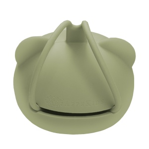 Suport pentru suzeta din silicon, AppeKids, The Little Bear - Raw Green - Img 3