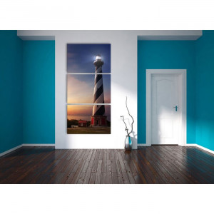 Tablou Cape Hatteras Lighthouse, 3 piese, 240 x 120 cm - Img 3