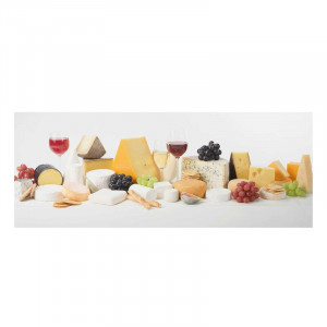 Tablou 'Cheese Variations', multicolor, 40 x 100 cm - Img 1