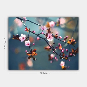 Tablou decorativ canvas, 100x70 cm, panza 100%, cadru lemn 100% grosime 3cm, multicolor - Verificat A · Re-Bloom - Img 3