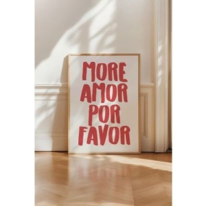 Tablou decorativ Re-Bloom, lemn masiv/hartie foto, alb/rosu, 33 x 48 cm - Img 2