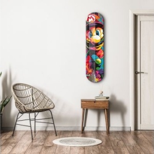 Tablou decorativ Re-Bloom, model Mario, sticla temperata, multicolor, 20 x 80 cm - Img 4