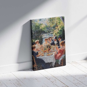 Tablou decorativ Re-Bloom, panza/lemn, multicolor, 45 x 70 cm - Img 2