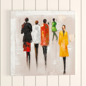 Tablou, panza, multicolor, 40 x 40 cm - Img 4