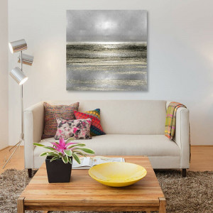 Tablou Silver Seascape I by Michelle Matthews, 66 x 66 cm - Img 2