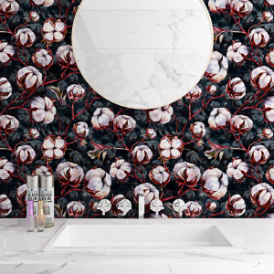 Tapet ReWallpaper, PVC, model floral, multicolor, 44,5 cm x 7 m