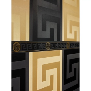 Tapet Versace, vinil, auriu, 70 x 1005 cm