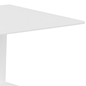 Targon set 2 rafturi perete 35x14x20 cm, metal vopsit pulbere, alb - Verificat A · Re-Bloom - Img 6