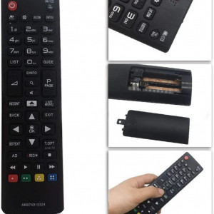 Telecomanda LG Smart AKB7491532, plastic, negru, 16,8 x 1,5 x 4,7 cm - Img 7