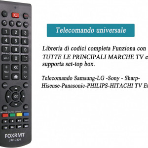 Telecomanda Smart universala FOXRMT, plastic, negru - Img 6