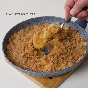 Tigaie tip wok cu capac NutriPan, ecologica, invelis antiaderent, rezistenta la zgarieturi, pentru toate suprafetele de gatit, 28 cm, Resigilat, Grad A - Img 2