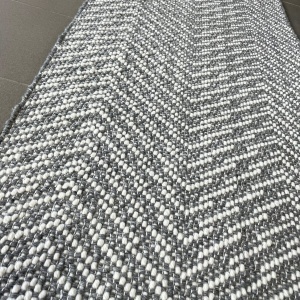 Traversa Timbers, textil, gri, 90 x 250 cm - Img 4