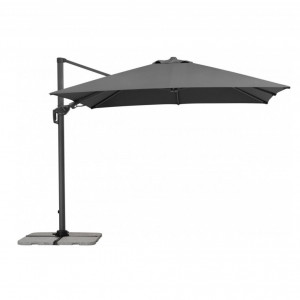 Umbrela de soare Rhodos Twist, antracit, 300 x 300 cm