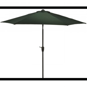 Umbrela de terasa Traditional, verde 2.43 x 2.5 x 2.5 m