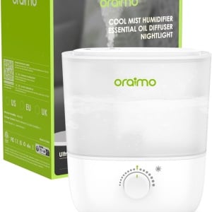 Umidificator Oraimo, polipropilena, alb, 23,8 x 20,5 x 14,2 cm, 2,5 L