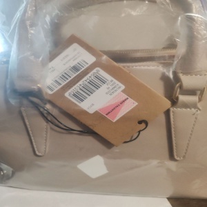 Valentino Bags, Geanta tote cu bareta ajustabila, Bej, Resigilat, Grad A - Img 2