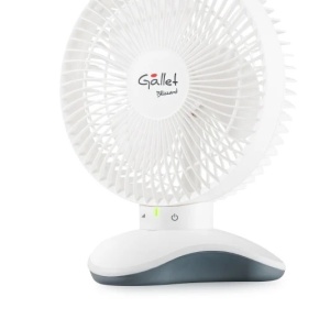 Ventilator de birou Gallet VEN6 Blizzard, 15 cm, 3 viteze, oscilatie, 5 W, alimentare prin cablu USB - Img 4