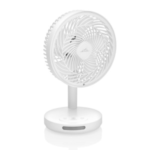 Ventilator de masa fara fir ETA Windy 0607 90000, 16.6 cm, 3 viteze, iluminare LED, alb - Img 2