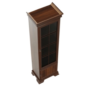 Vitrina living VMW1, 2 usi, 4 polite, Nuc, 58 x 40 x 193 cm - Img 4