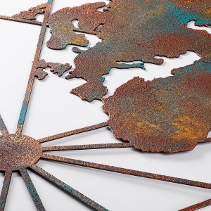 Wallxpert decor de perete metal, 120x60 cm, grosime 1.5mm, 3.215 kg, multicolor - Verificat A · Re-Bloom - Img 2