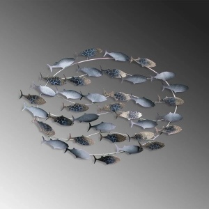 Wallxpert decor de perete metal, 94x58x4 cm, multicolor - Verificat A · Re-Bloom - Img 3