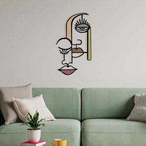 Wallxpert decor de perete metal/lemn, 68x39 cm, metal 1.20mm + lemn 3mm, multicolor - Verificat A · Re-Bloom - Img 4