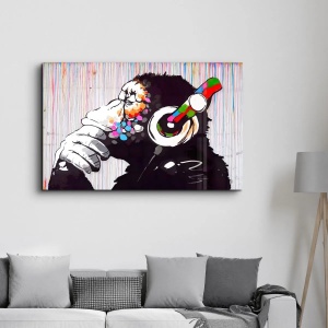 Wallxpert tablou decorativ pe sticla temperata, 46x72 cm, sticla 100% grosime 4mm, imprimare UV, multicolor - Verificat A · Re-Bloom - Img 3