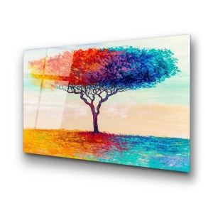 Wallxpert tablou decorativ pe sticla temperata, 70x100 cm, sticla 100% grosime 4mm, multicolor - Verificat A · Re-Bloom - Img 6