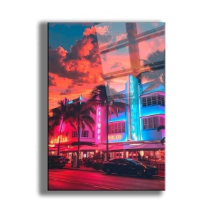 Wallxpert tablou din sticla securizata 40x60 cm, sticla calita 4mm, imprimare UV, multicolor - Verificat B · Re-Bloom