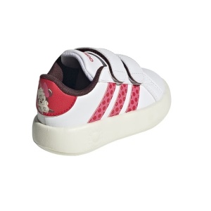 Adidas Sportswear, Pantofi sport Disney Minnie Mouse Grand Court 2.0, Rosu, Alb, 25.5 EU, Resigilat, Grad A - Img 3