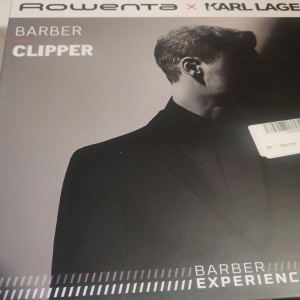 Aparat de tuns Rowenta x Karl Lagerfeld Barber Experience TN155LE0, 6500 rpm, autonomie 150 min, 6 piepteni ficsi 3-6 -9-12-18-25 mm, 6 piepteni fade stanga - dreapta, setare precizie 0.3mm, lame inox, indicator LED, baza de incarcare, Resigilat, Grad A - Img 2