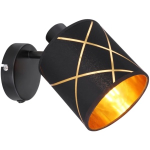 Aplica Globo Lighting Bemmo, 1xE27, auriu-negru
