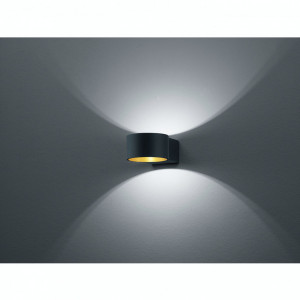 Aplica LED Lacapo metal, negru mat, rotunda, 230 V, 4 W, 430 lm - Img 2
