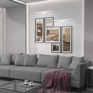 Aplica LED Rabalux Albina, 8W, alb