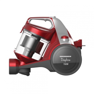 Aspirator fara sac Heinner HVC-MC700RD, Putere 700W, Filtrare ciclonica, Filtru Hepa 12, Rosu - Img 2
