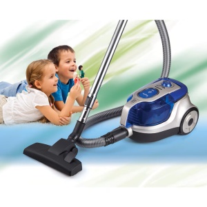 Aspirator fara sac Heinner HVC-V750BL, Putere 750W, Capacitate 2.2L, Filtrare ciclonica, Albastru - Img 3