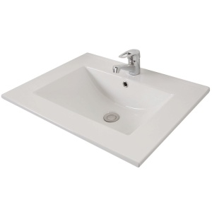 Baza si lavoar baie GN0561, cu picioare si usi, alb/antracit, 50x46x81 cm - Img 4