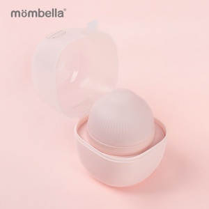 Biberon Anticolici Mombella Breast-Like, 210ml, Tetina M flux mediu, 100% Silicon, Old Roze - Img 3