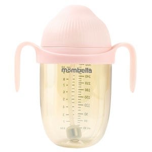 Biberon Anticolici Mombella Breast-Like, 300ml, Tetina 360Ãƒâ€šÃ‚Â° XL Flux Consistent, PPSU, Old Roze - Img 2