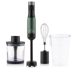 Blender de mana ETA Mano 3219 90030, 1000 W, 9 viteze, afisaj LCD, negru-verde - Img 3