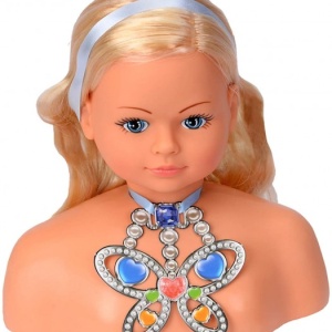 Bust de coafura si machiaj Sandra Falca 24 cm multicolor